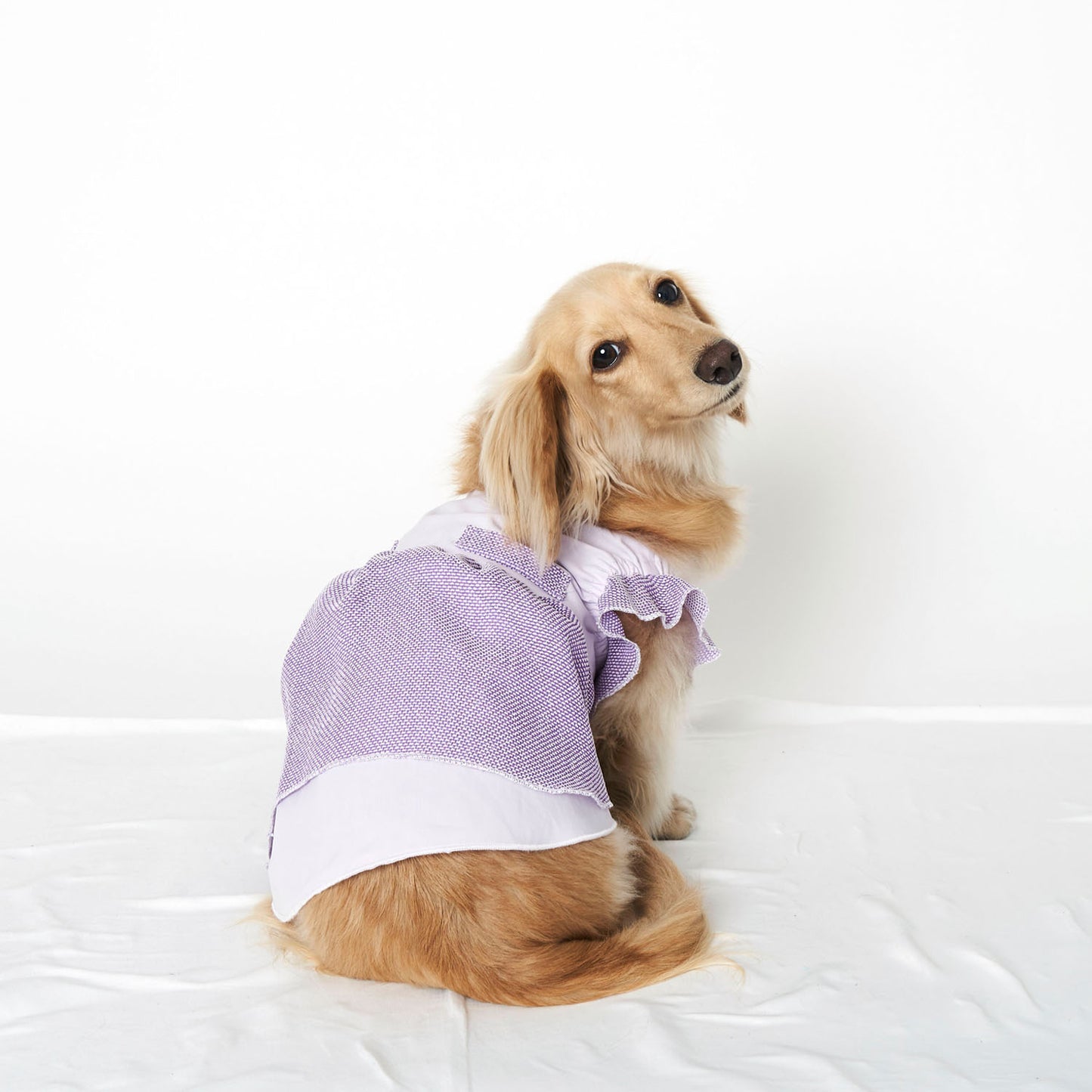 チリメンワンピース (Purple)