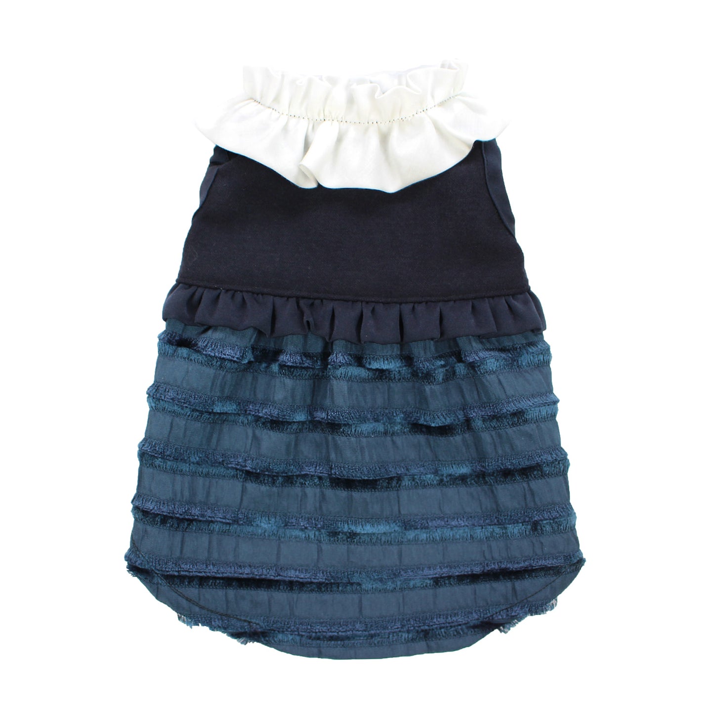 カットレースワンピース (Navy)