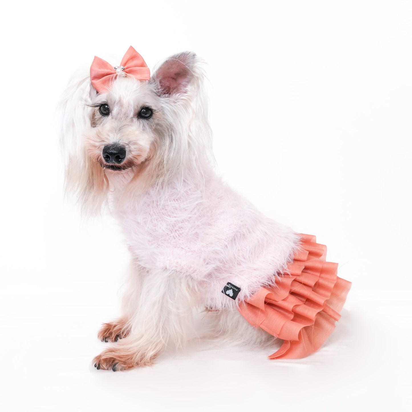 ヘアリーニット (Pink)