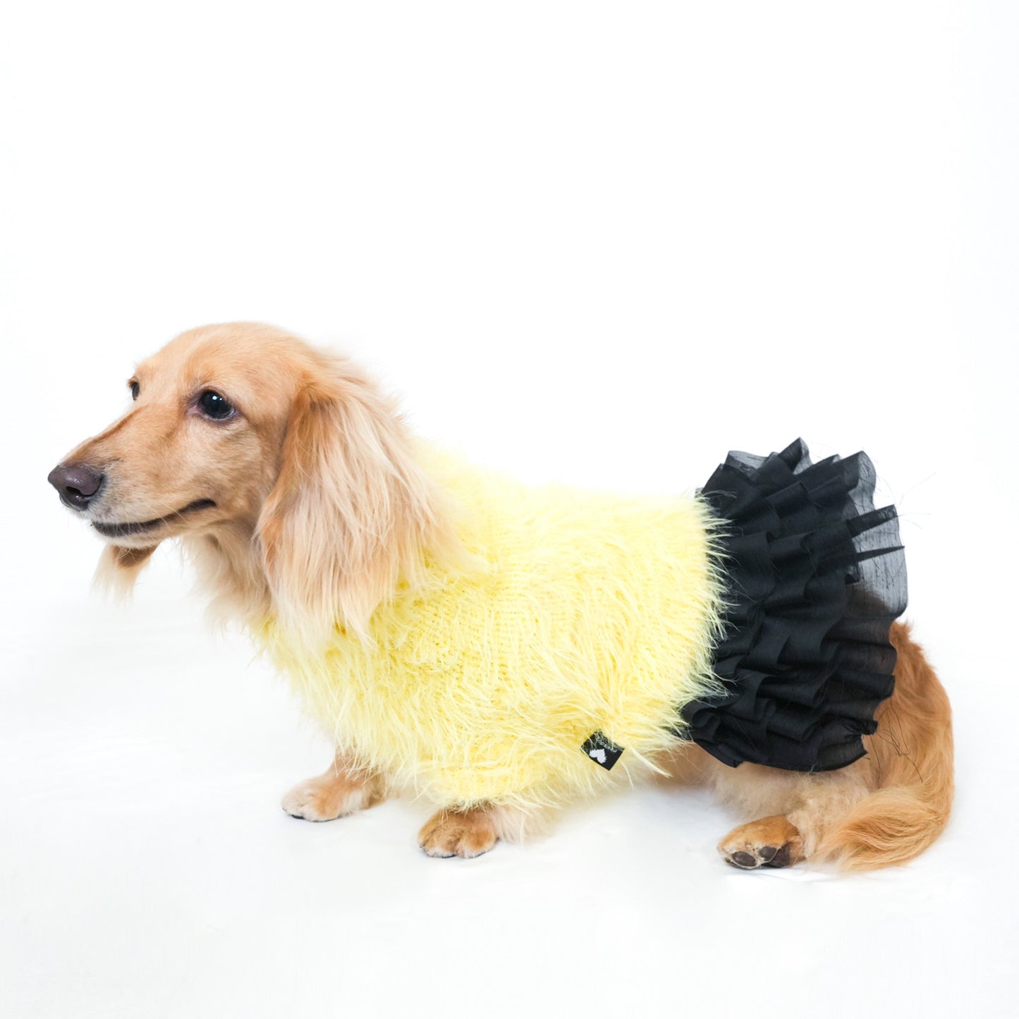 ヘアリーニット (Yellow)