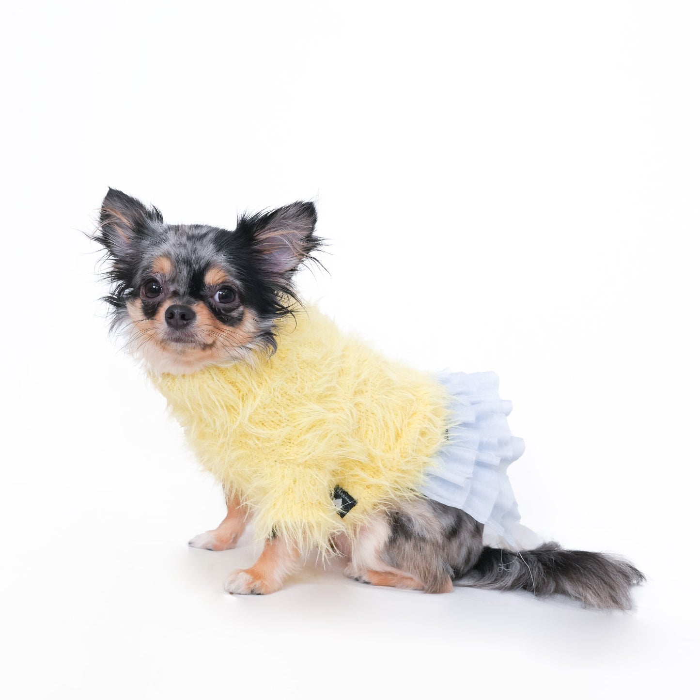 ヘアリーニット (Yellow)