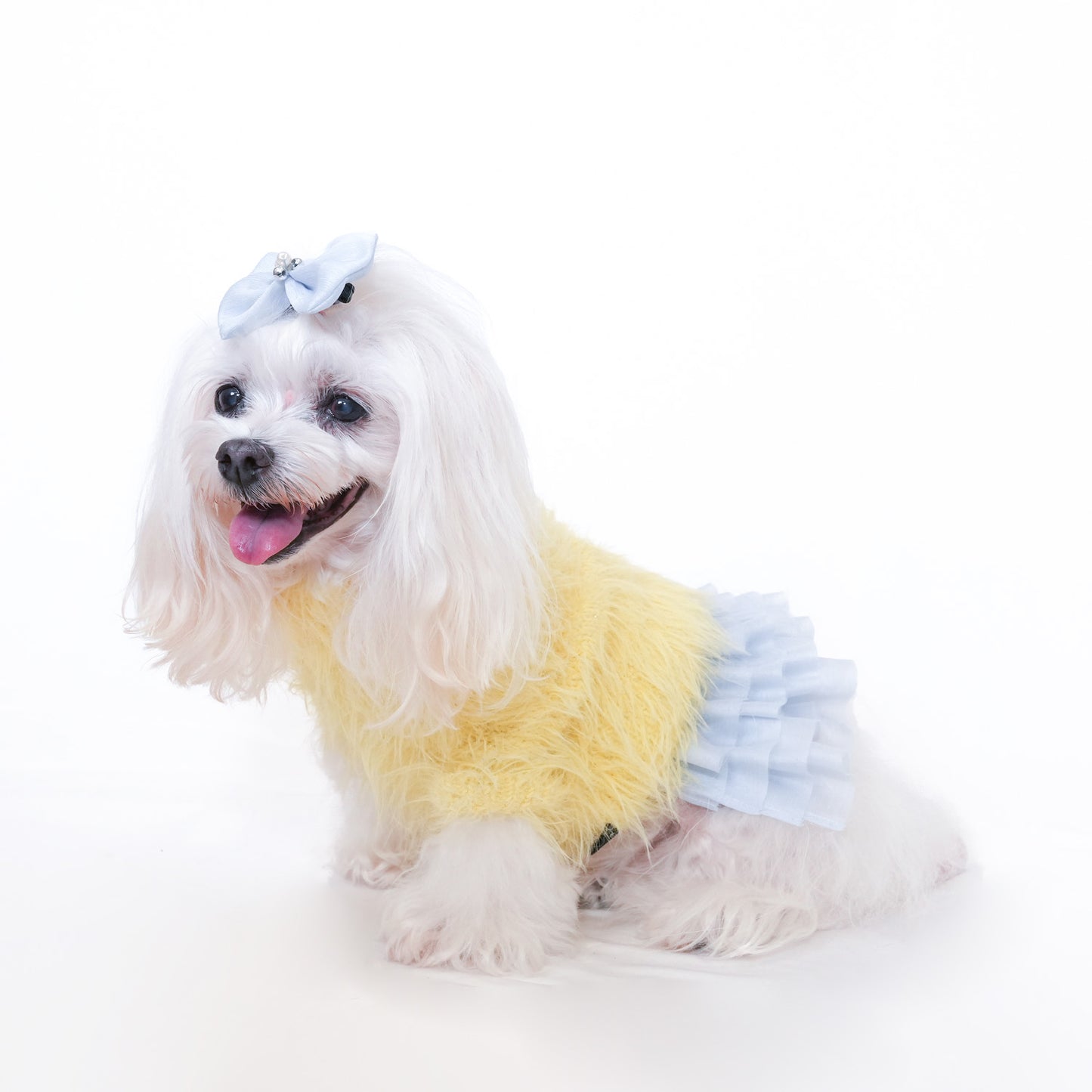 ヘアリーニット (Yellow)