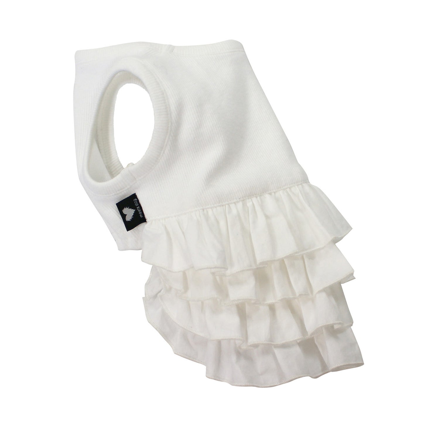 フリルフリル リブ (White)