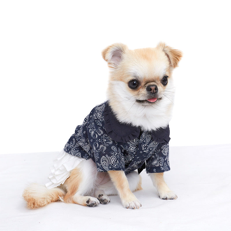 バンダナシャツ (Navy)