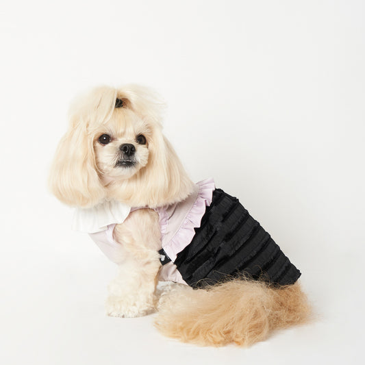 カットレースワンピース (Pink)