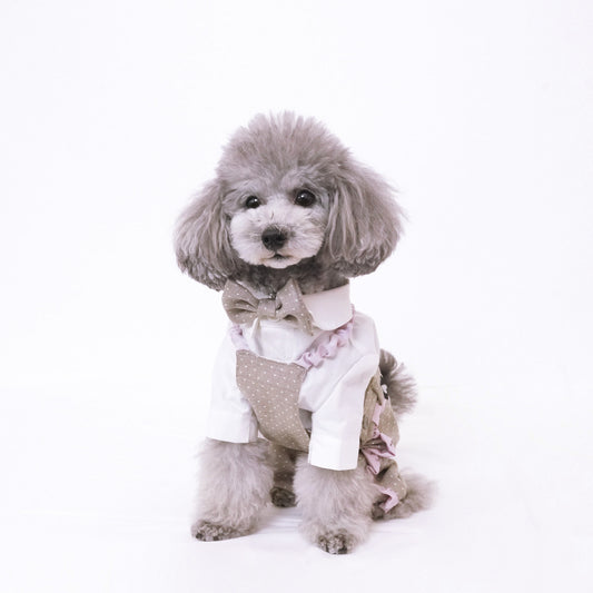 ドットパーティーパンツ (Beige)