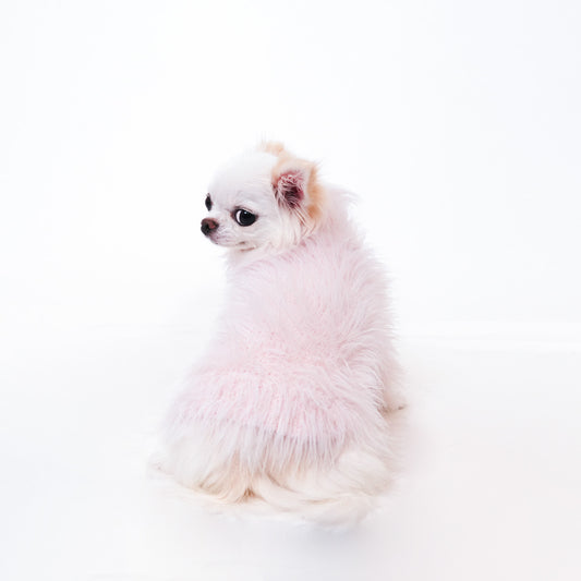 ヘアリーニット (Pink)